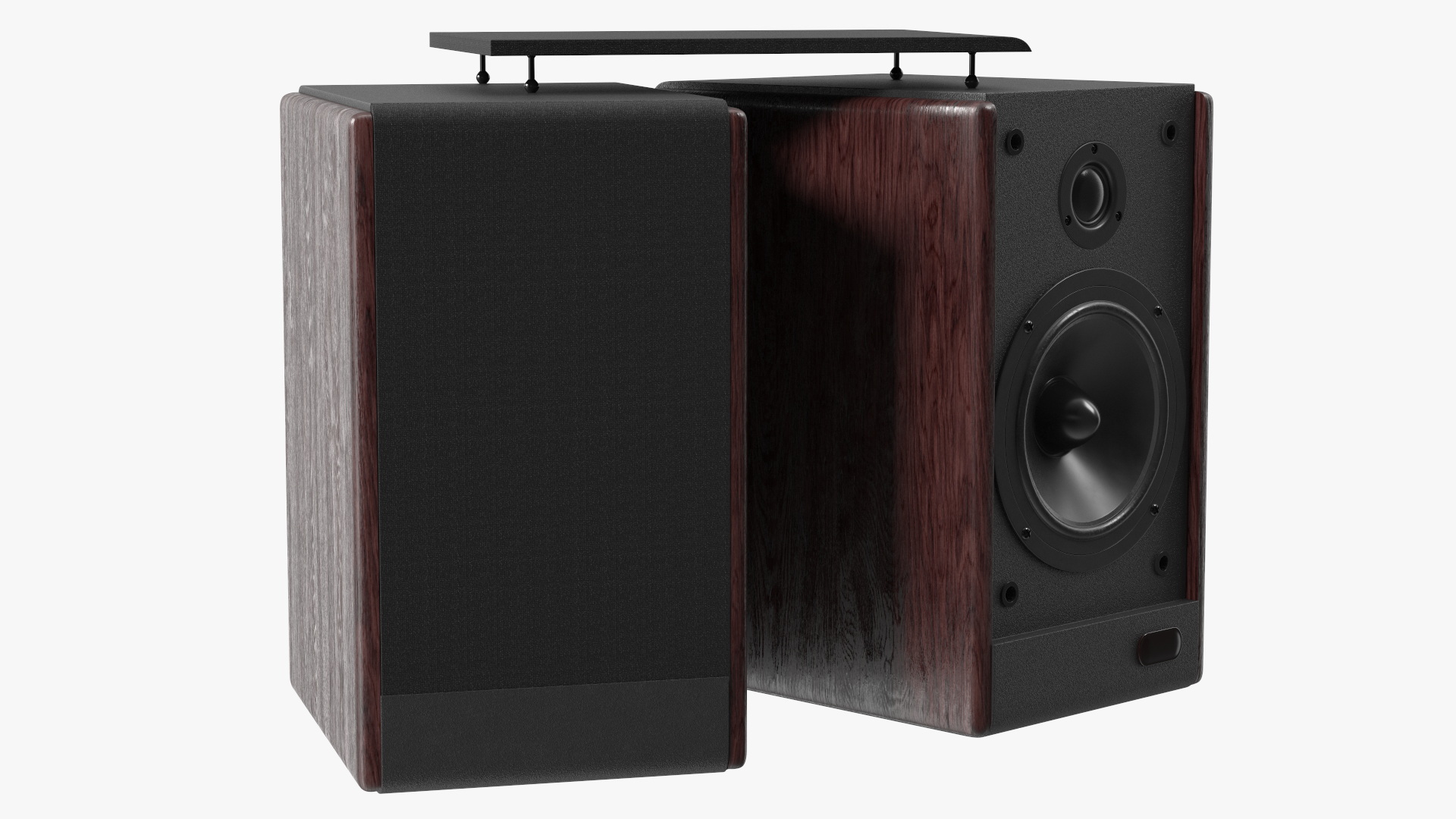 3D model Stereo Bookshelf Speakers