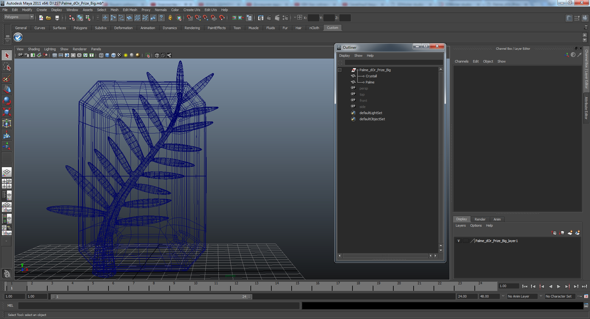 Palme dOr Prize Big 3D model