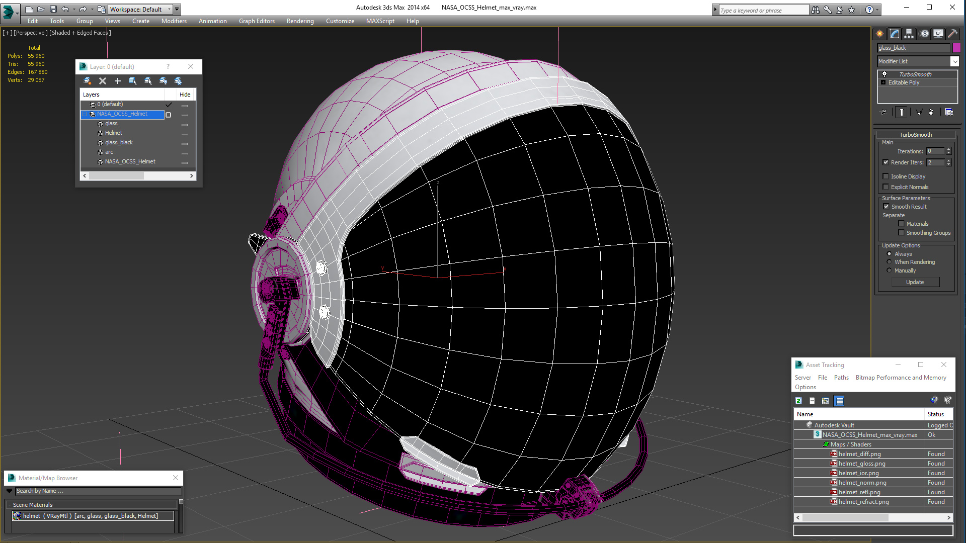 3D NASA OCSS Helmet