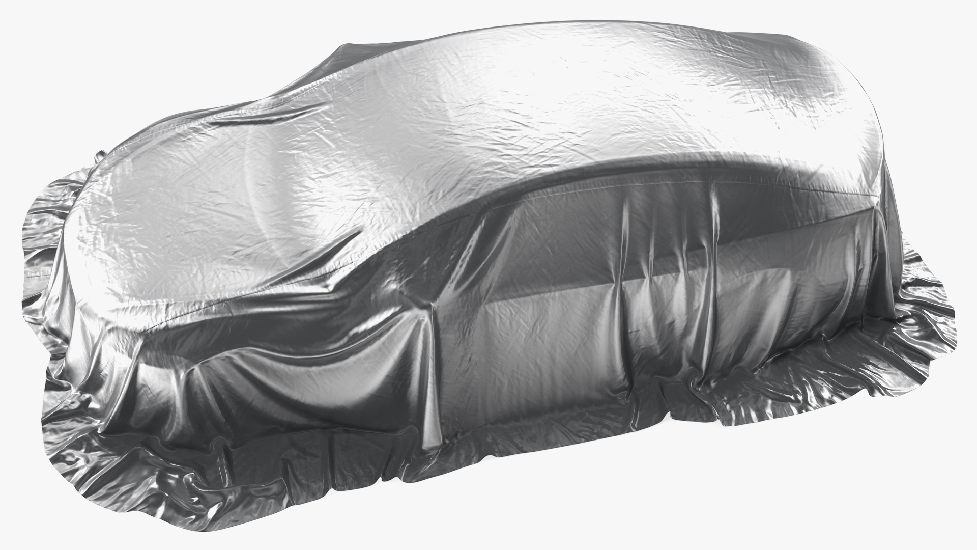 3D model Nylon Car Cover Material Protection