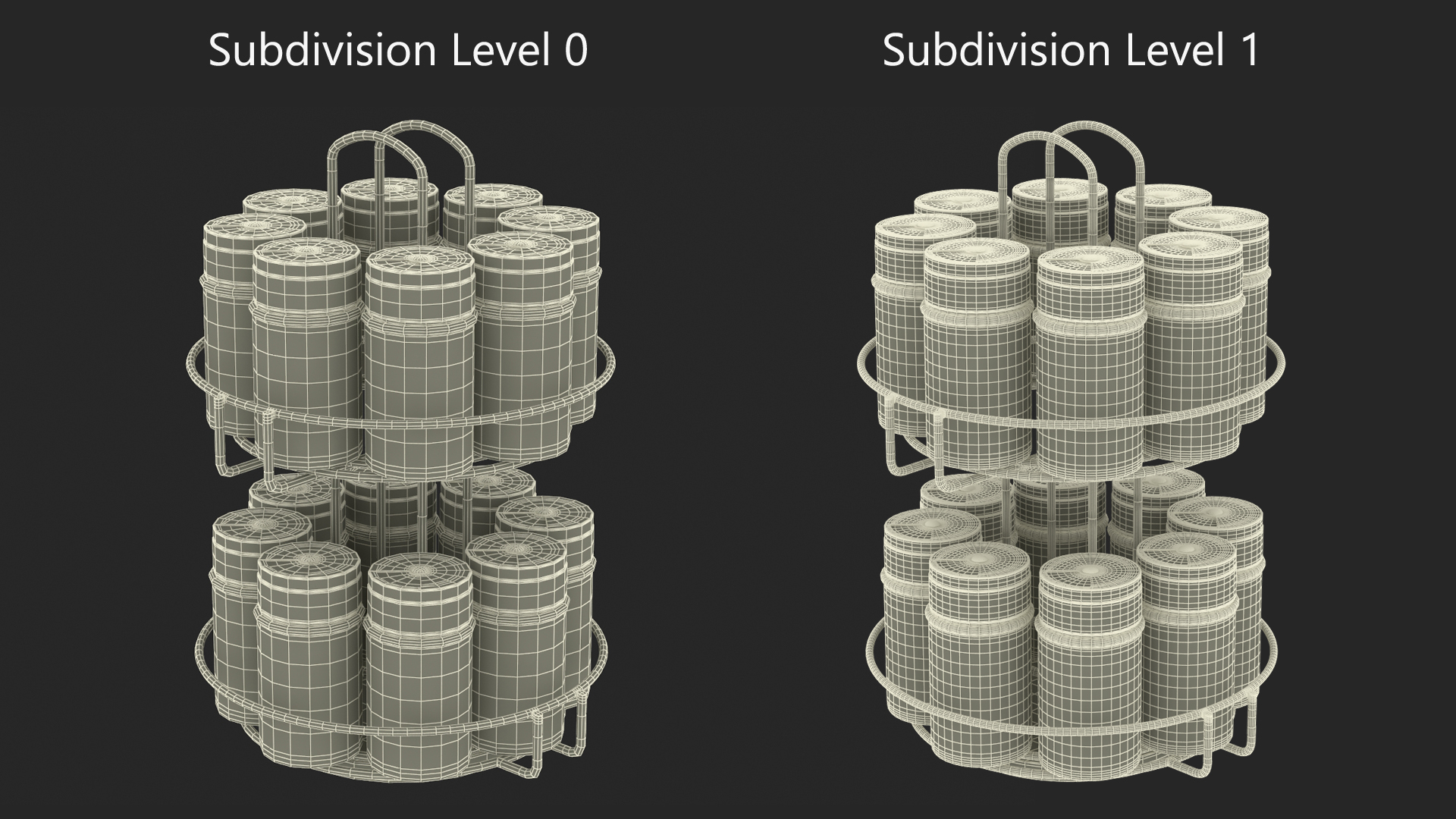 3D Spice Rack Organizer Round