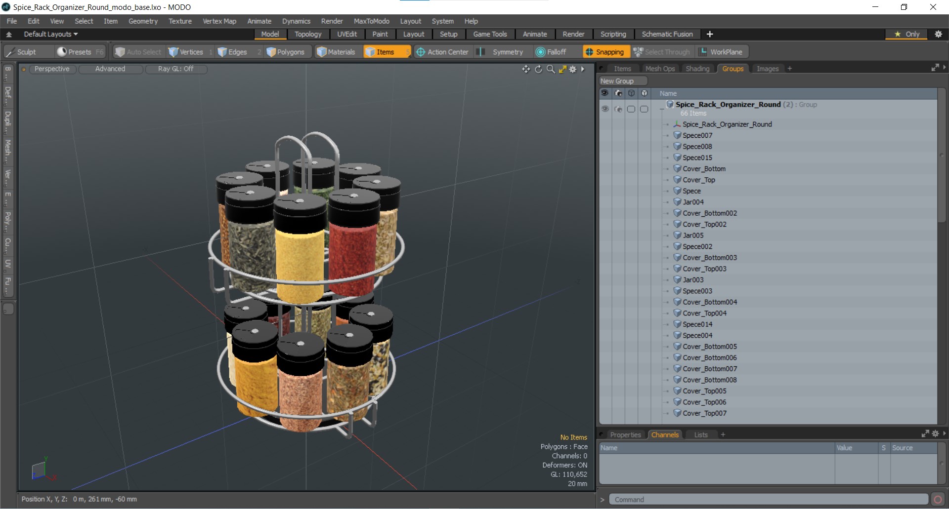 3D Spice Rack Organizer Round