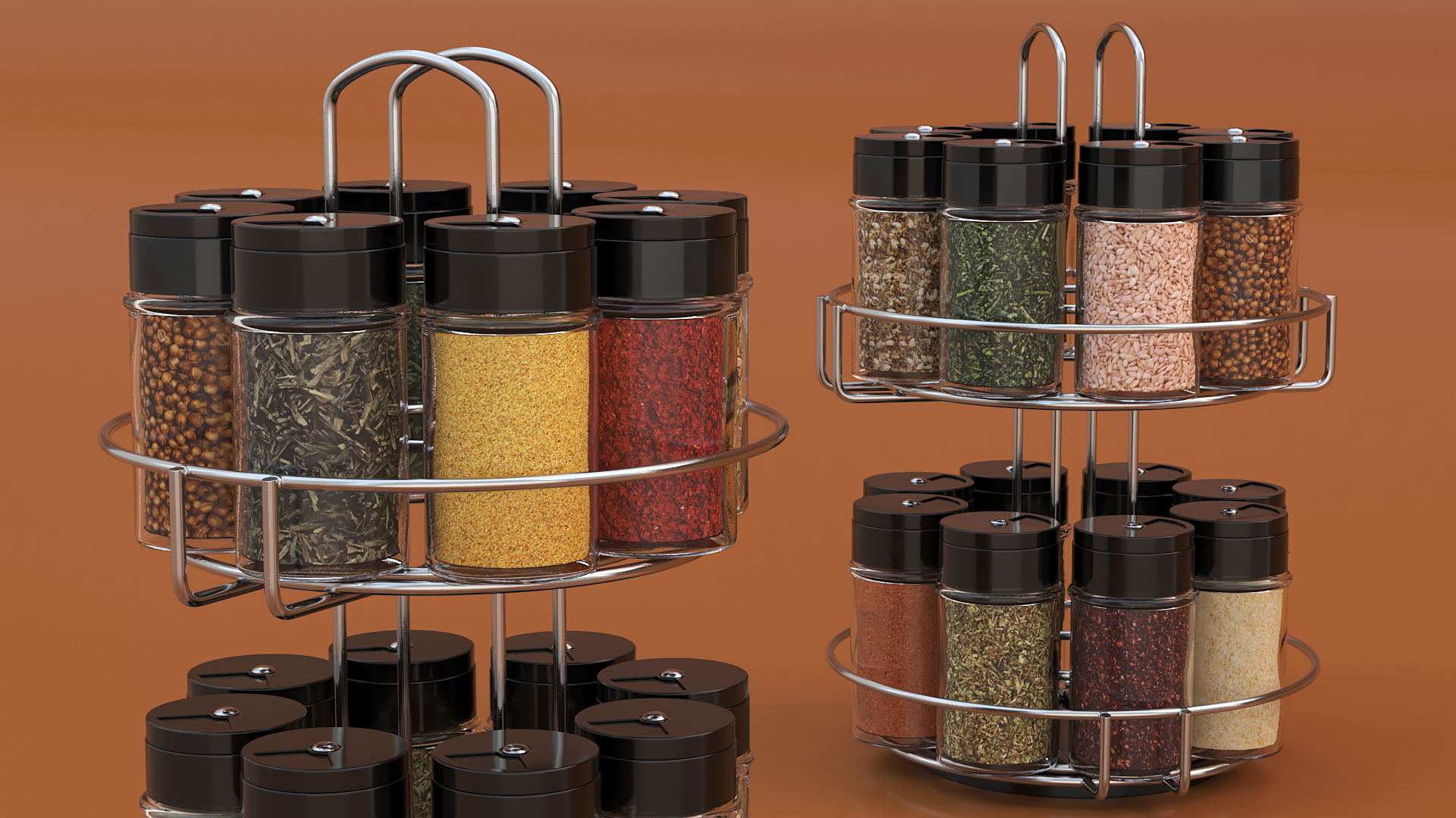 3D Spice Rack Organizer Round