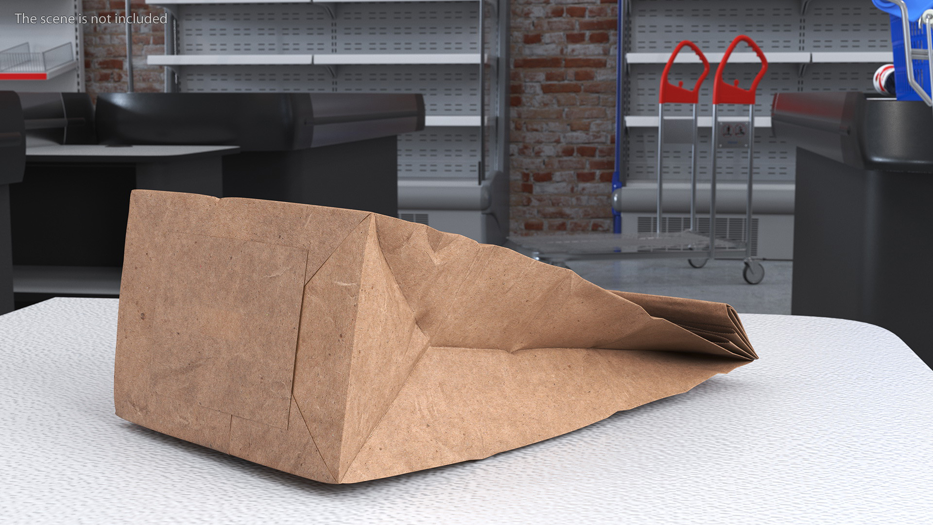 3D model Paper Lunch Bag