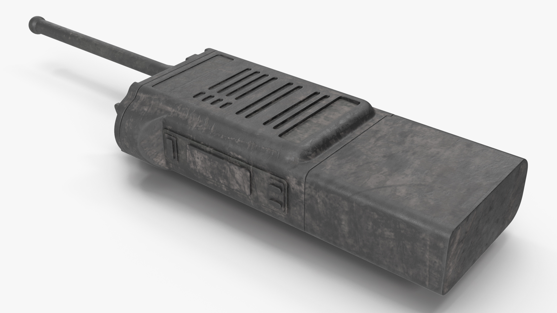 Miner Portable Walkie Talkie Dirty 3D model