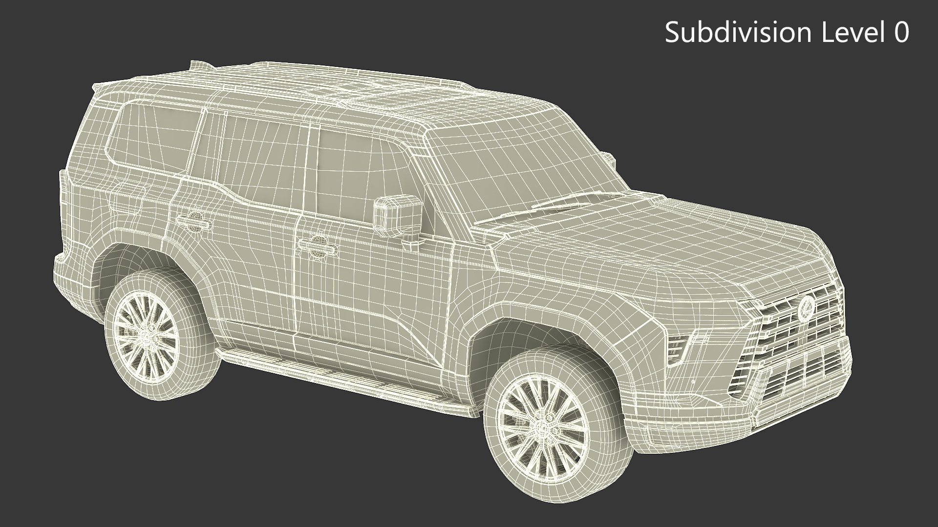 3D Lexus GX 550 SUV Nori Green Pearl model