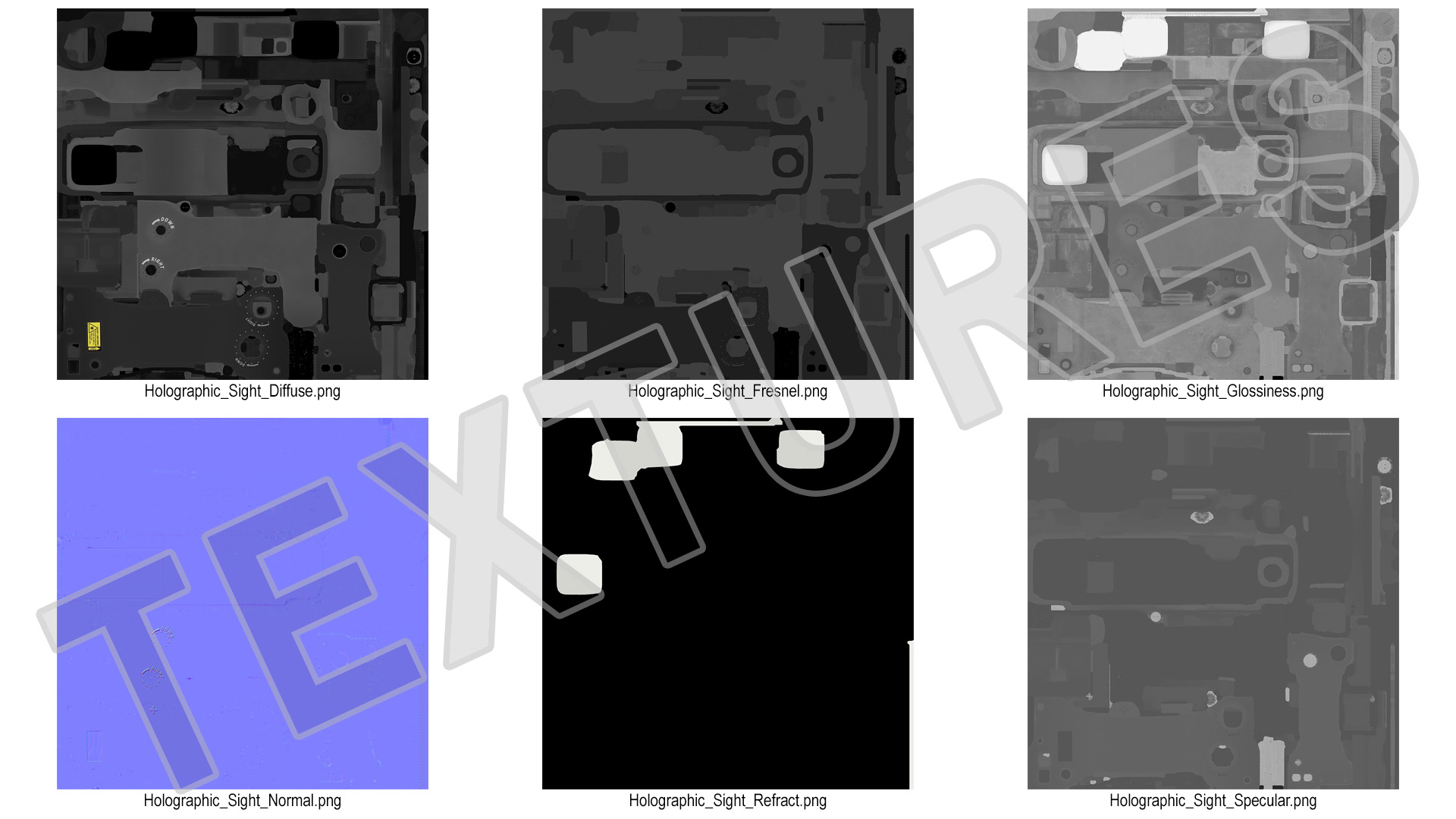 3D model Holographic Weapon Sights