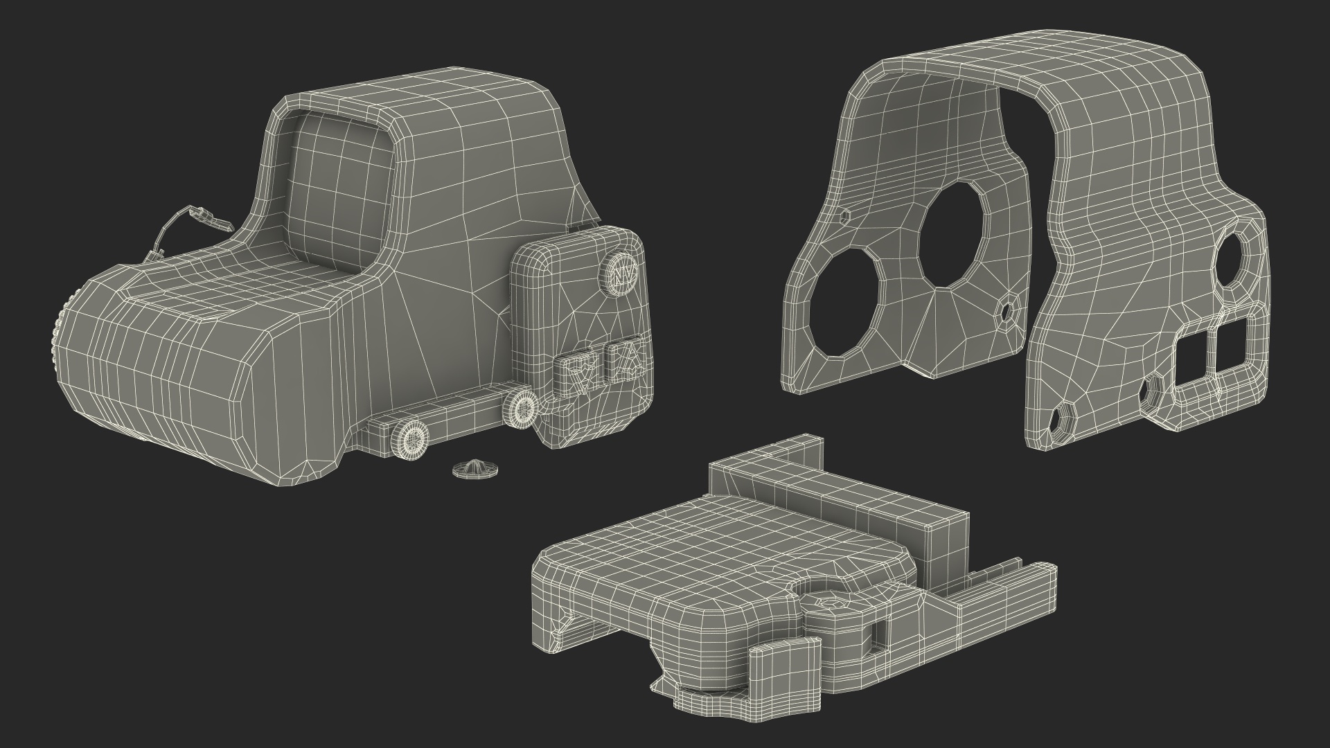 3D model Holographic Weapon Sights