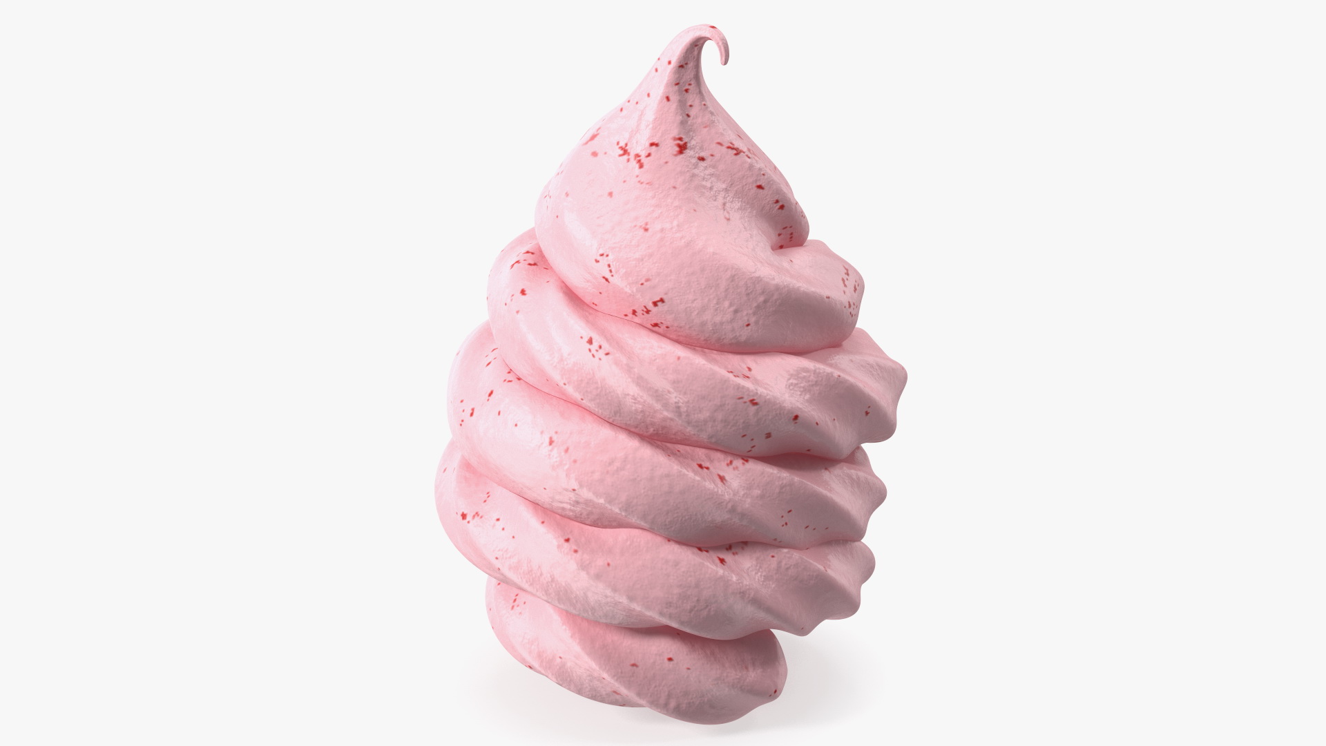 3D Ice Cream Pink Top model