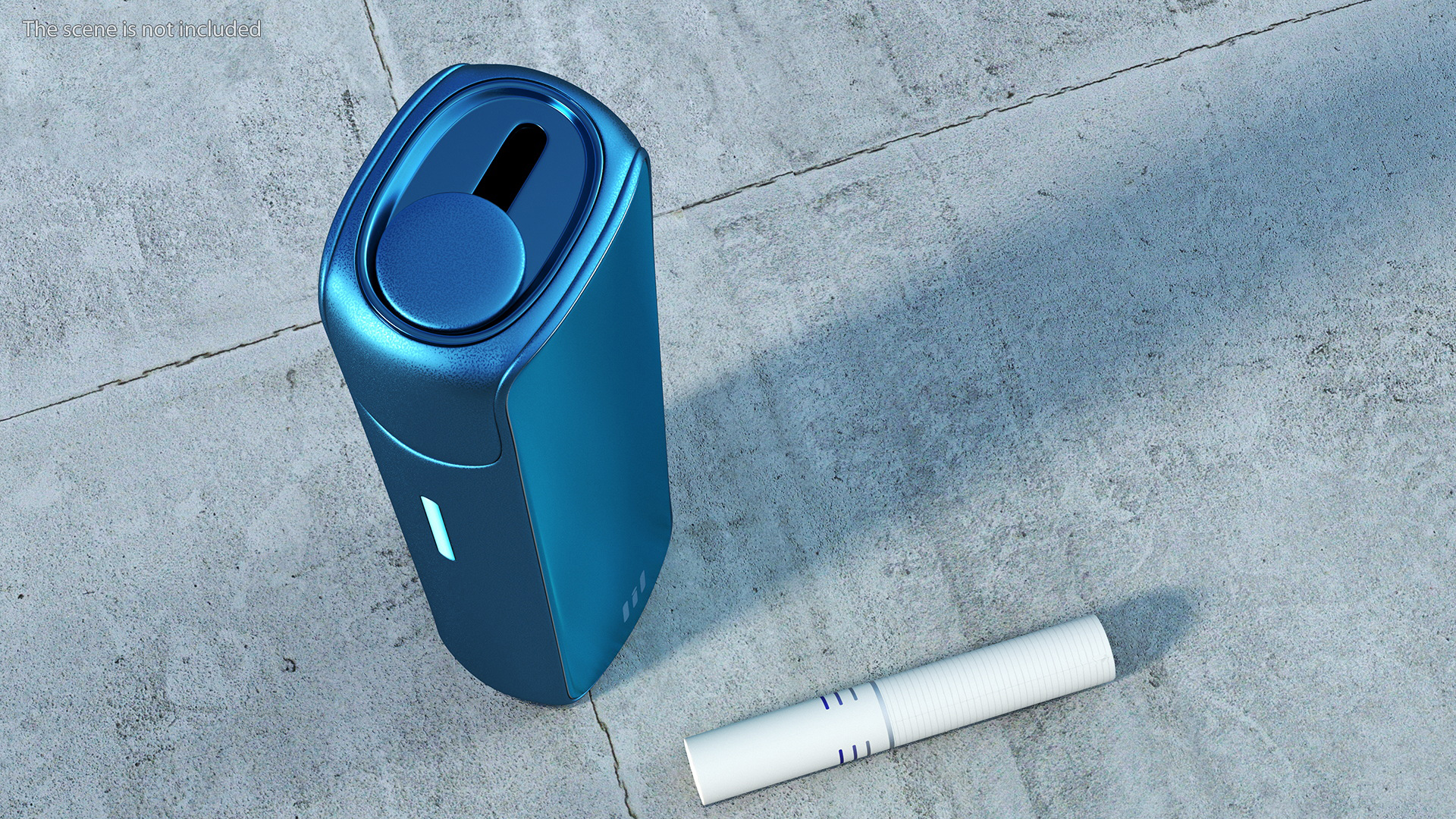 Electronic Cigarette Lil Blue 3D model