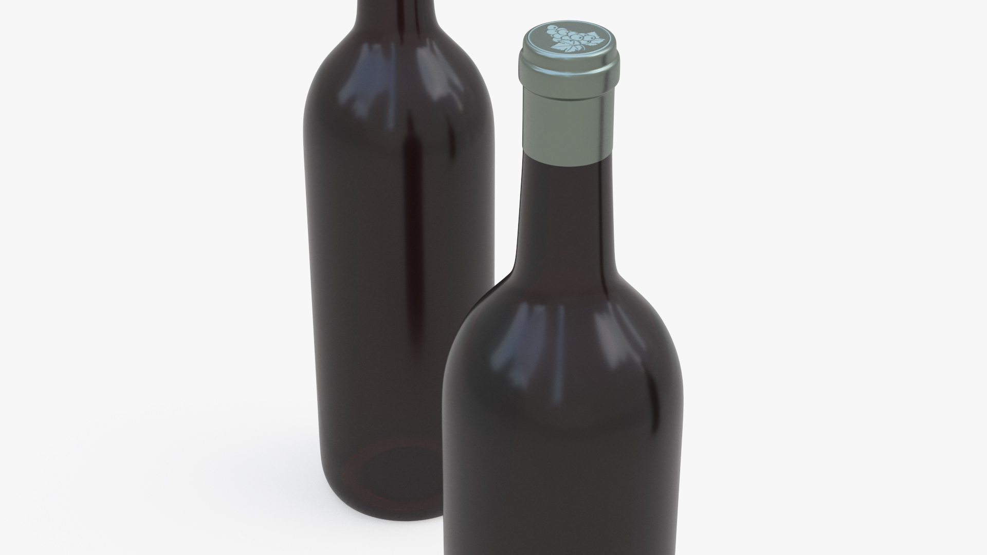 Classic Wine Bottle 3D model