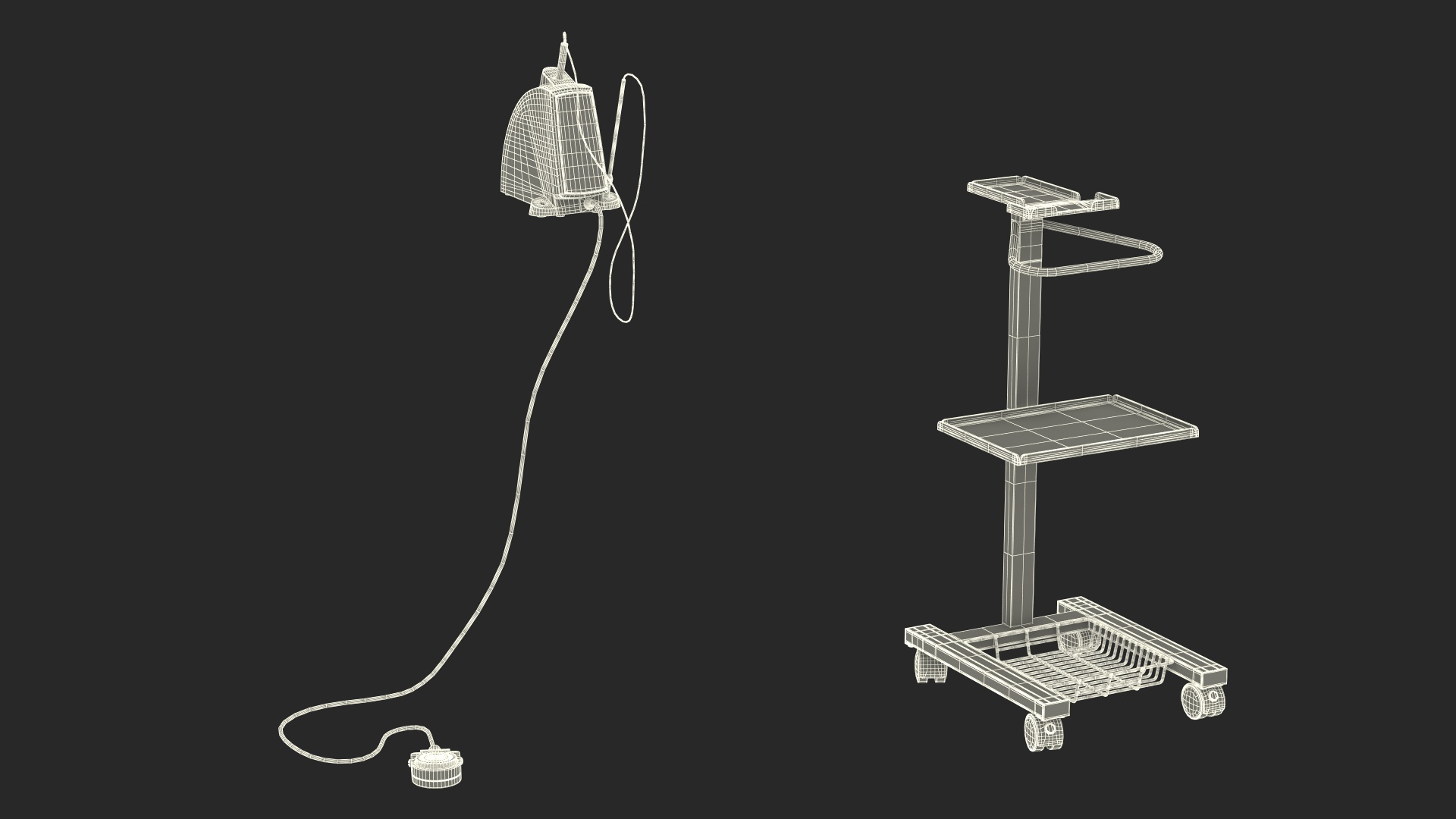 3D Single Tooth Anesthesia STA System on Stand model