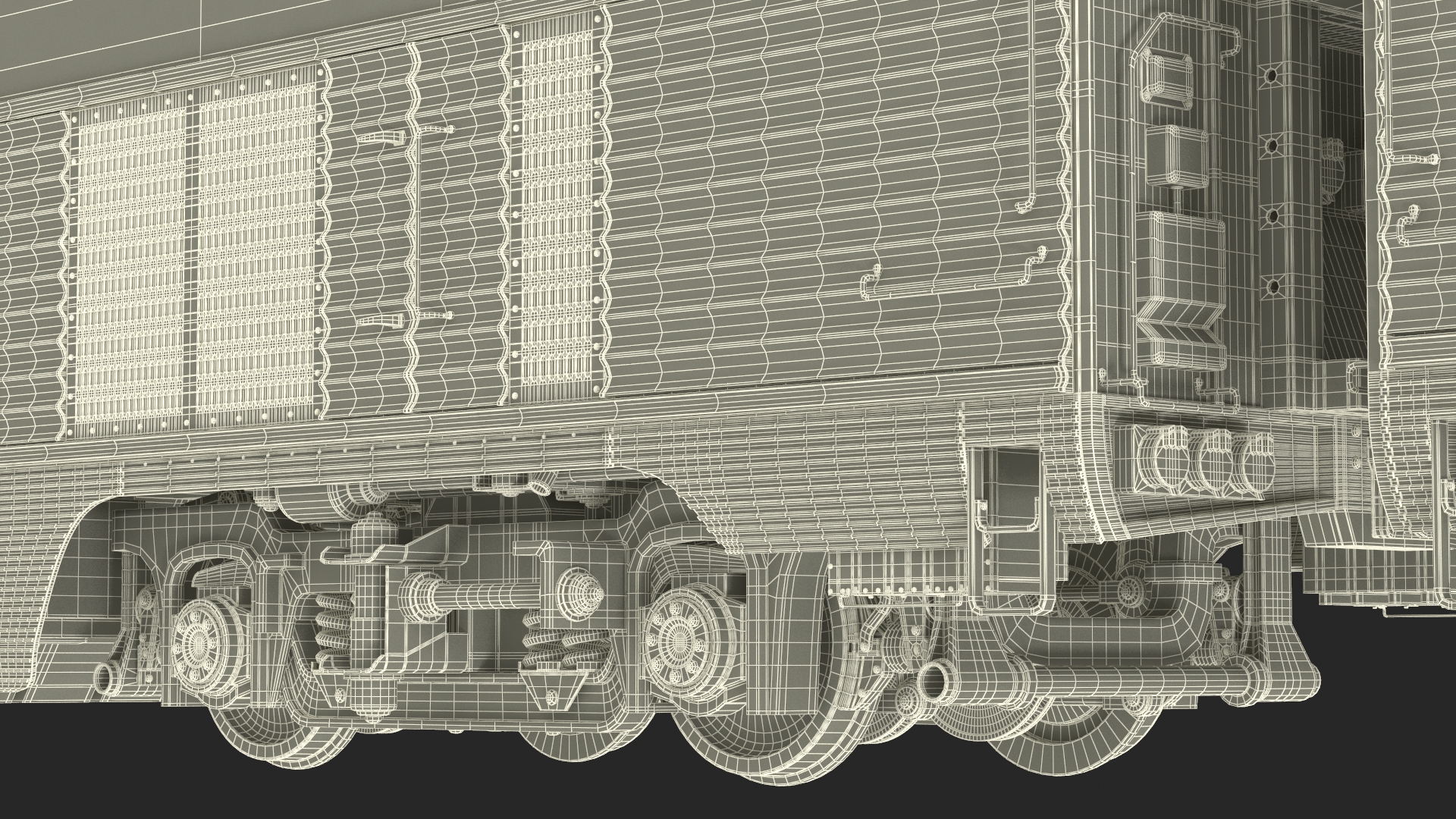 3D Amtrak California Passenger Train model