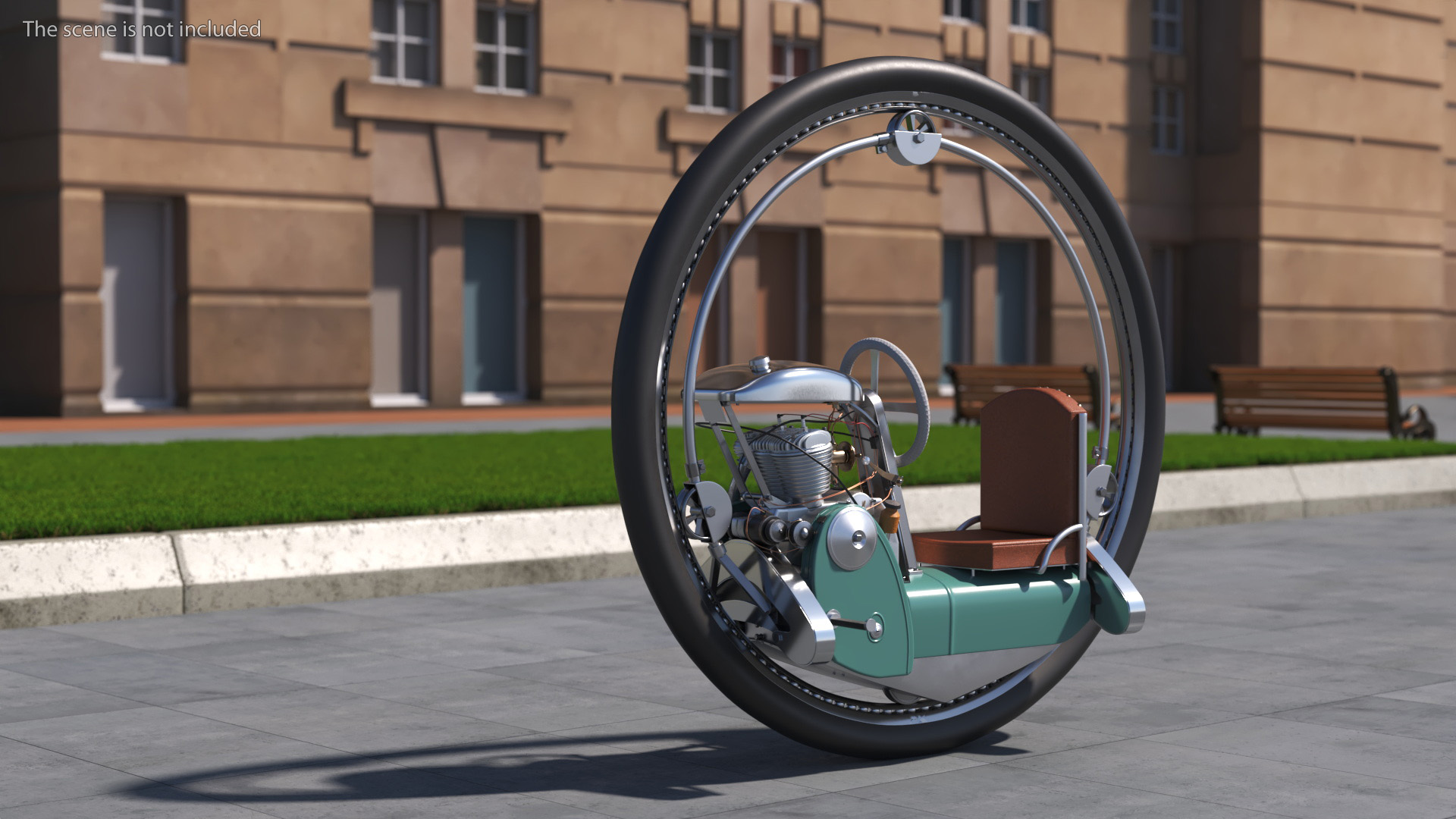 Classic Motorized Monowheel 3D