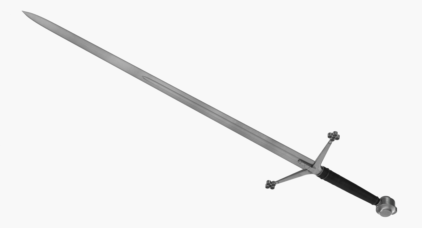 3D Scottish Claymore Sword model