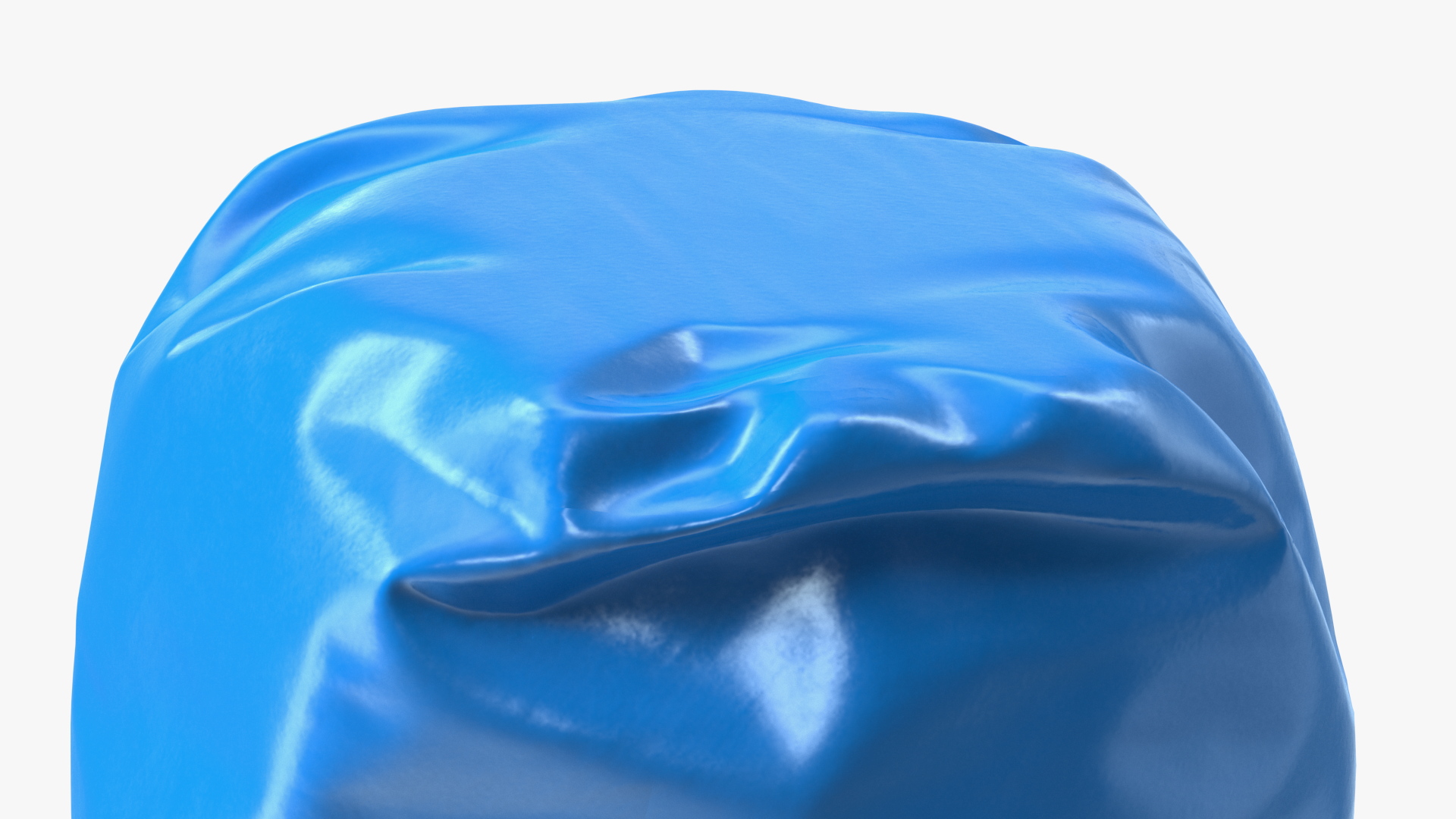 Open Blue Rubbish Bag Small 3D