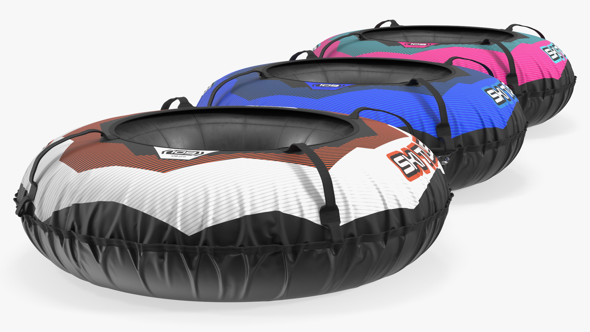 3D Inflatable Snow Sleds