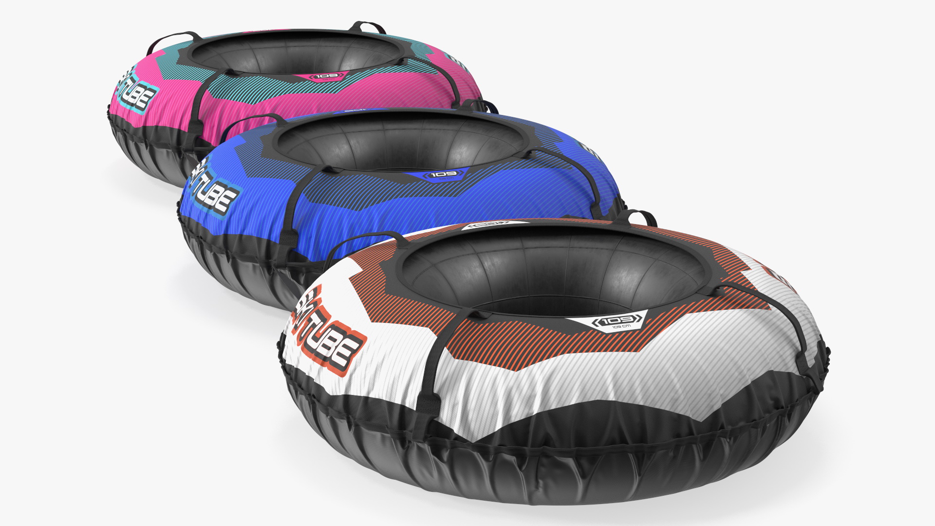 3D Inflatable Snow Sleds