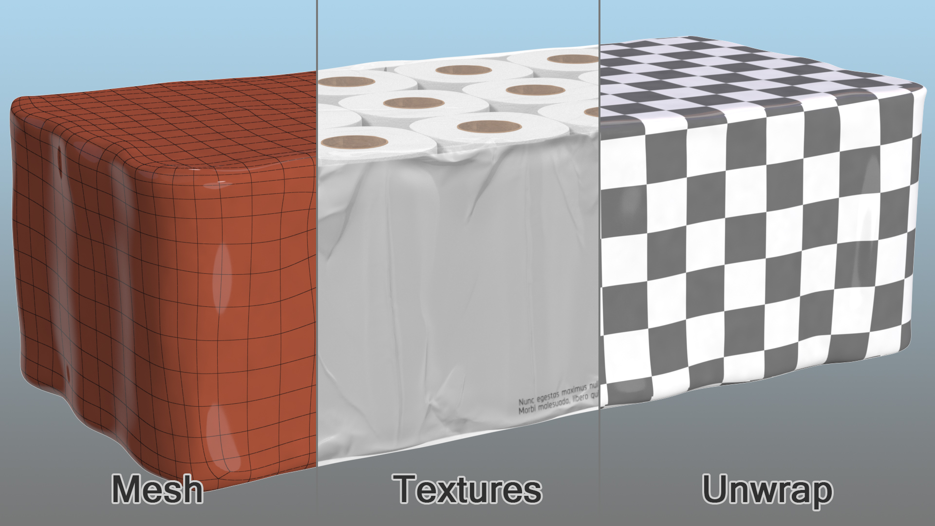 3D model Toilet Paper Roll 36 Pack