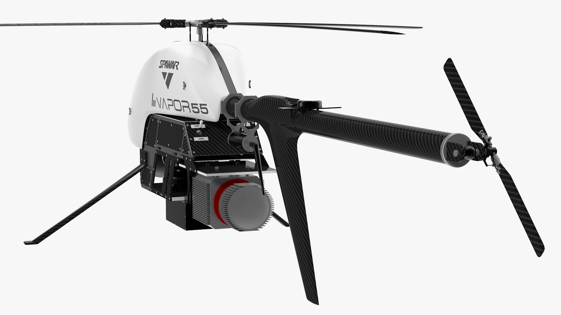 Vapor 55 Helicopter UAV Drone 3D model