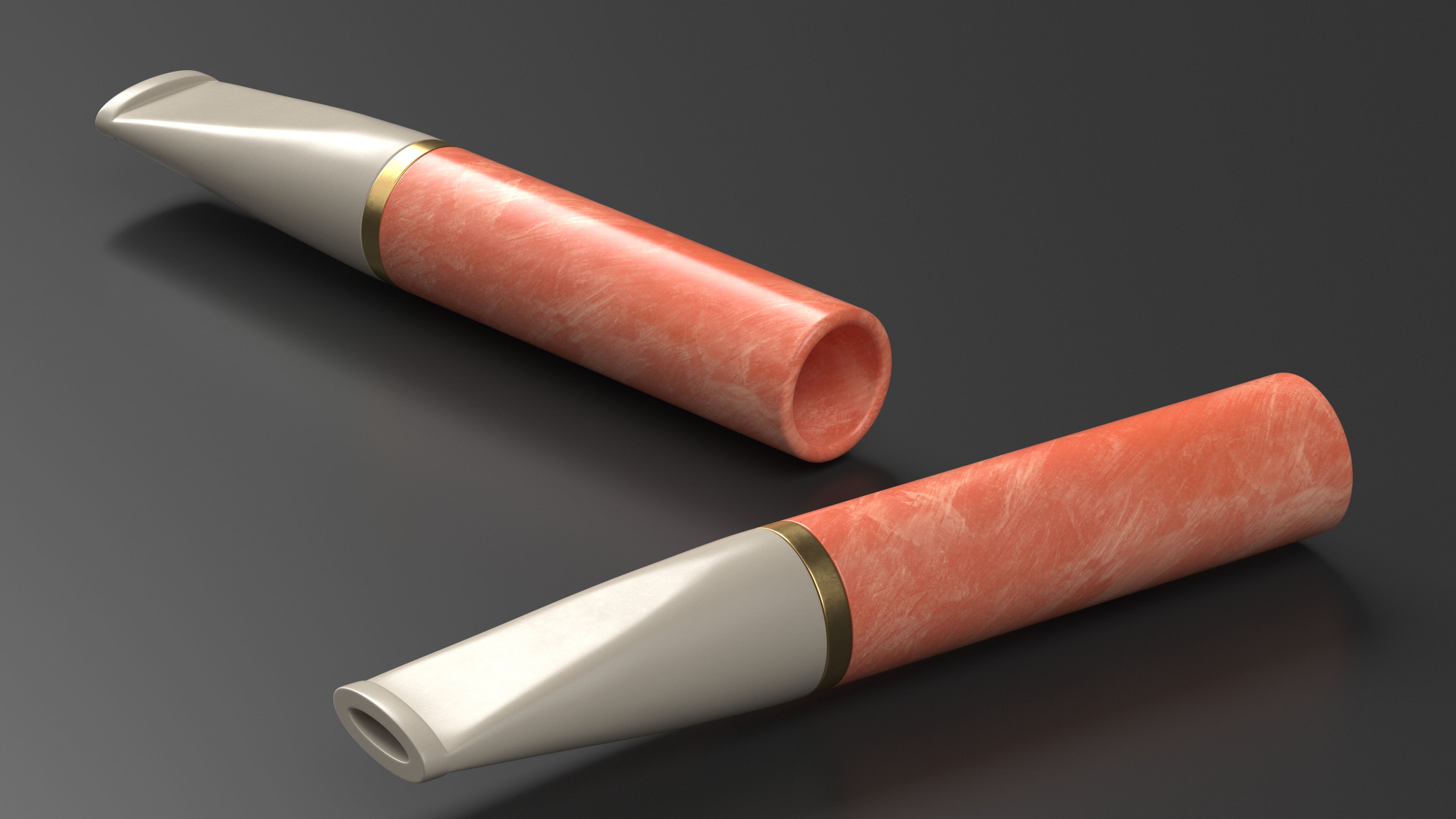 3D Short Cigarette Holder Light model