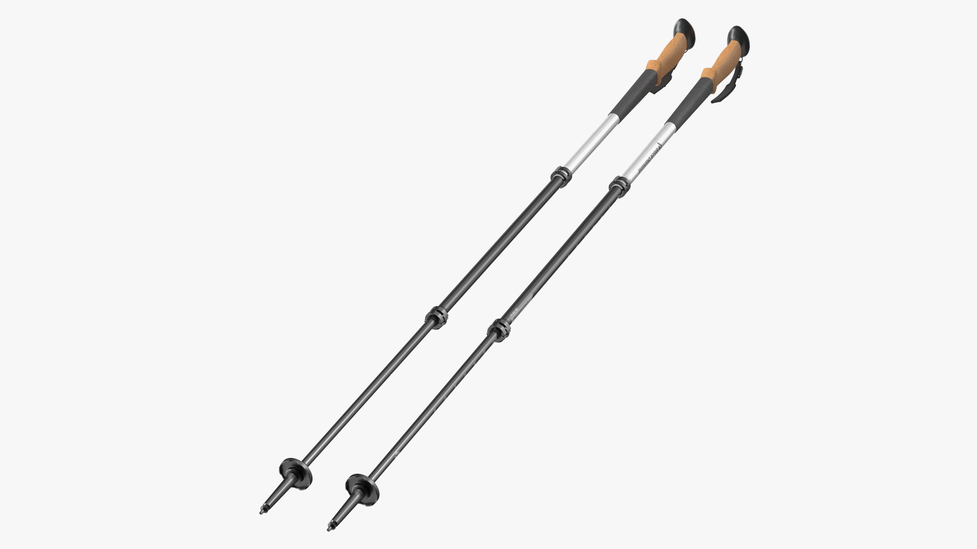 3D Idle White Black Diamond Carbon Trekking-Poles