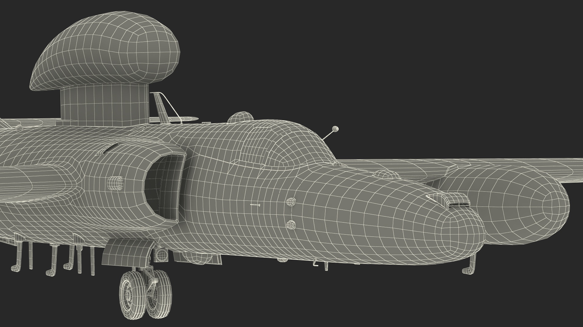 3D model Lockheed U_2 Dragon Lady Aircraft Rigged