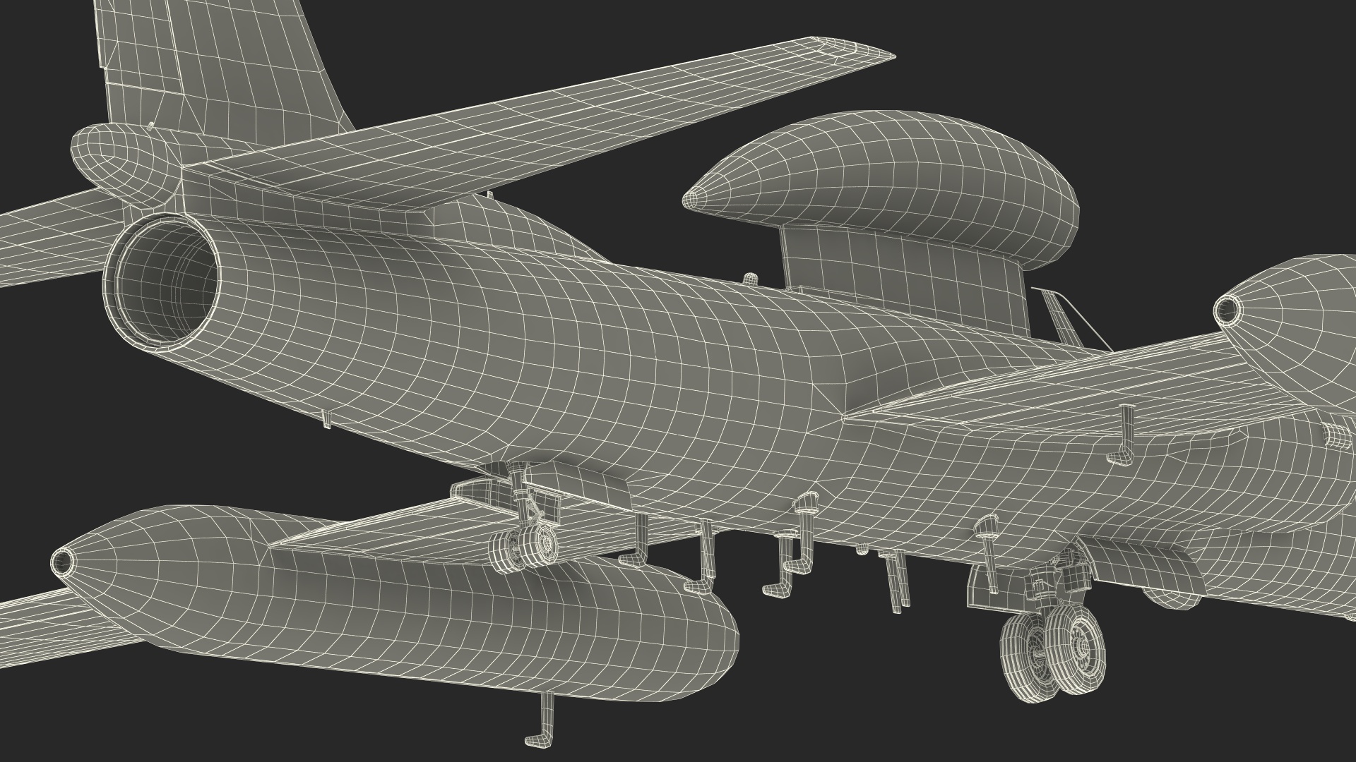 3D model Lockheed U_2 Dragon Lady Aircraft Rigged