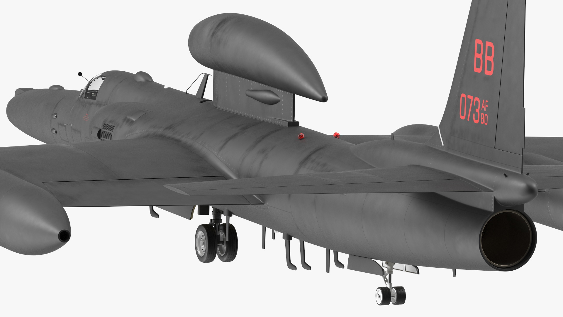 3D model Lockheed U_2 Dragon Lady Aircraft Rigged