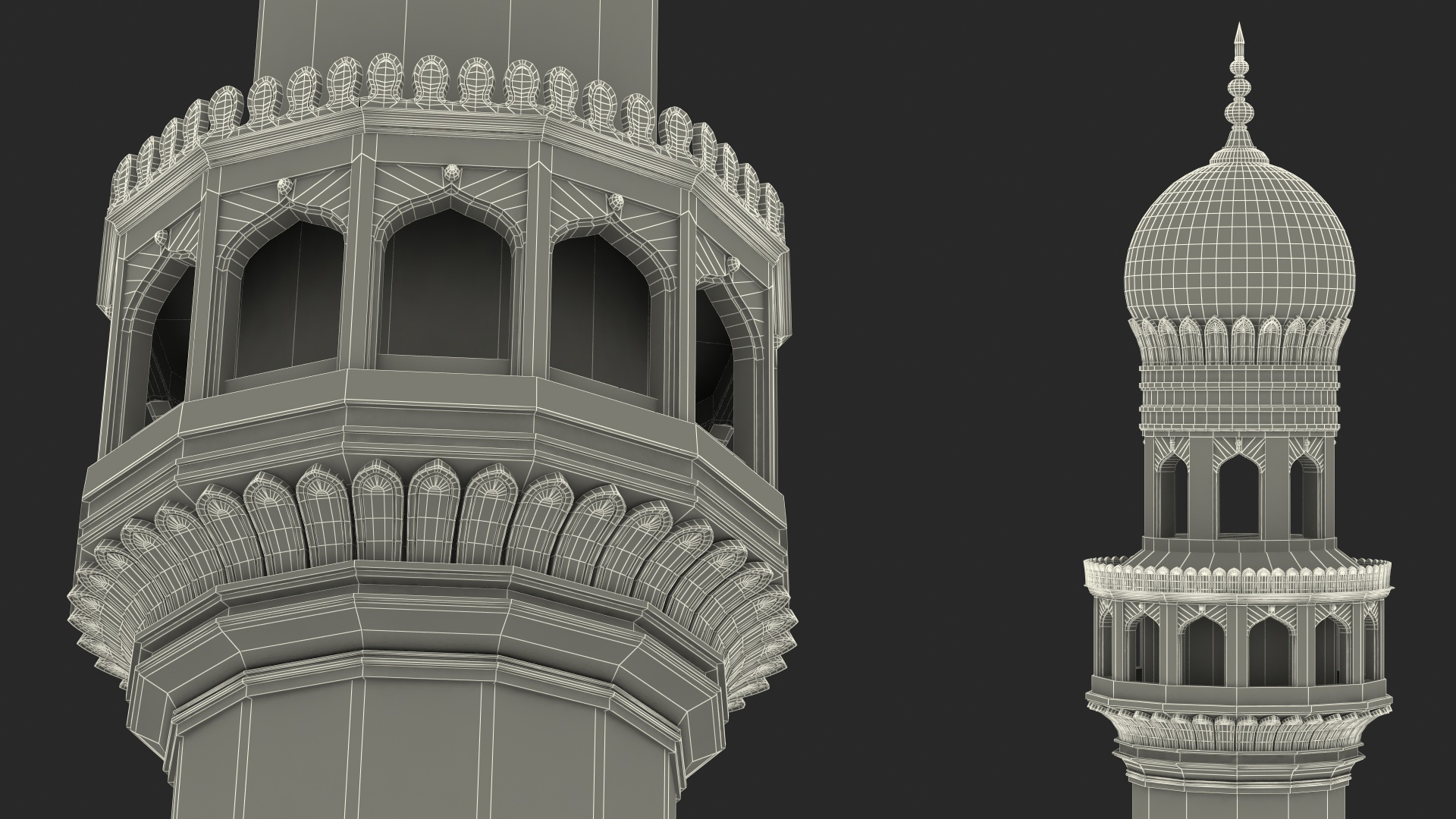 Minaret 3D model