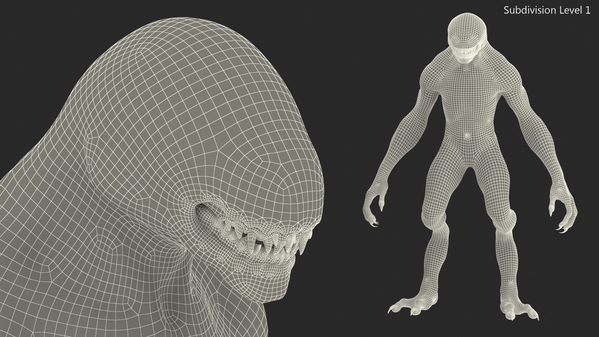 3D model Monster Beast Rigged