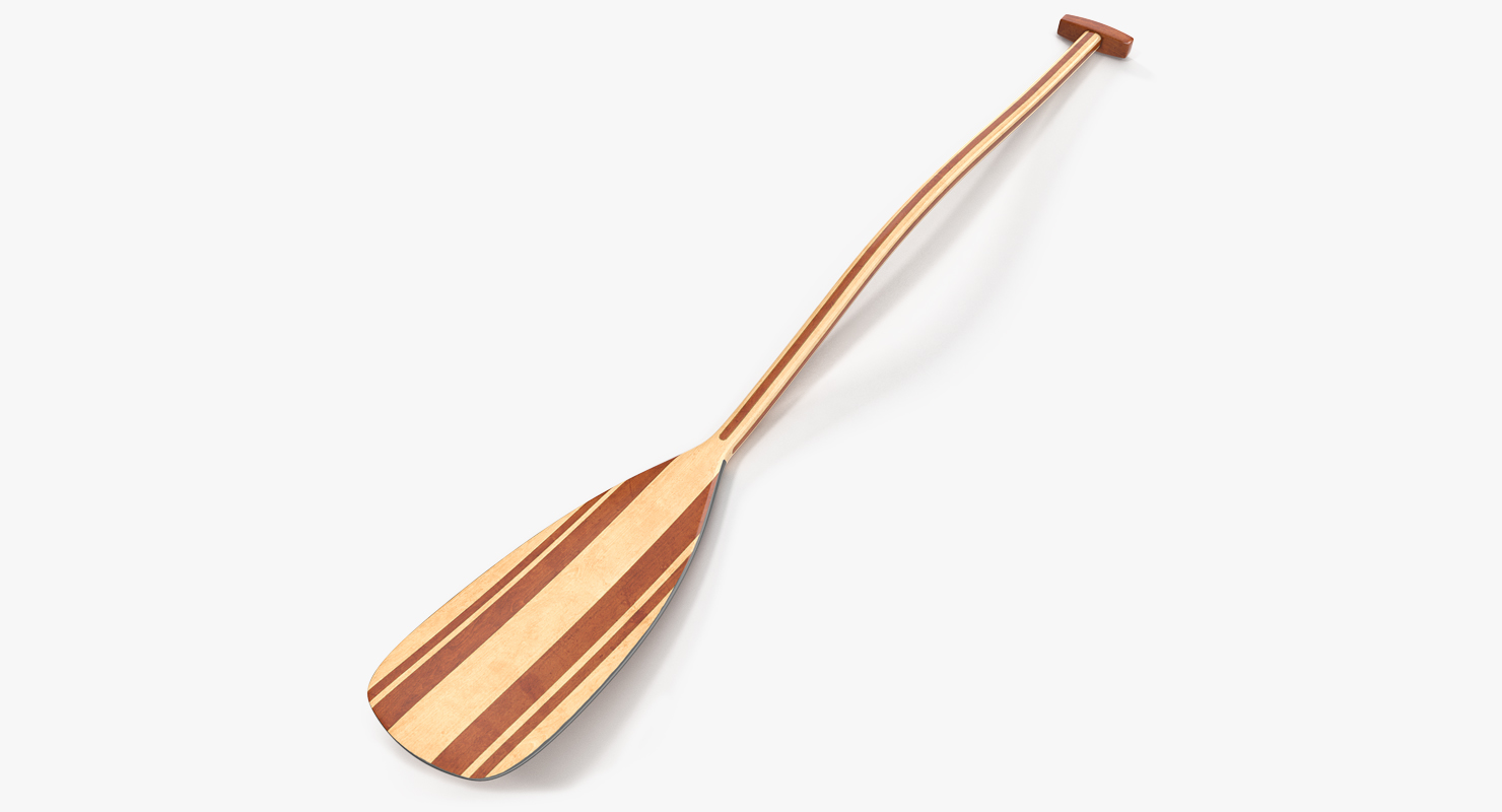 3D Wooden Paddle model