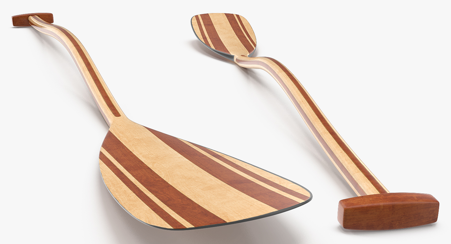 3D Wooden Paddle model