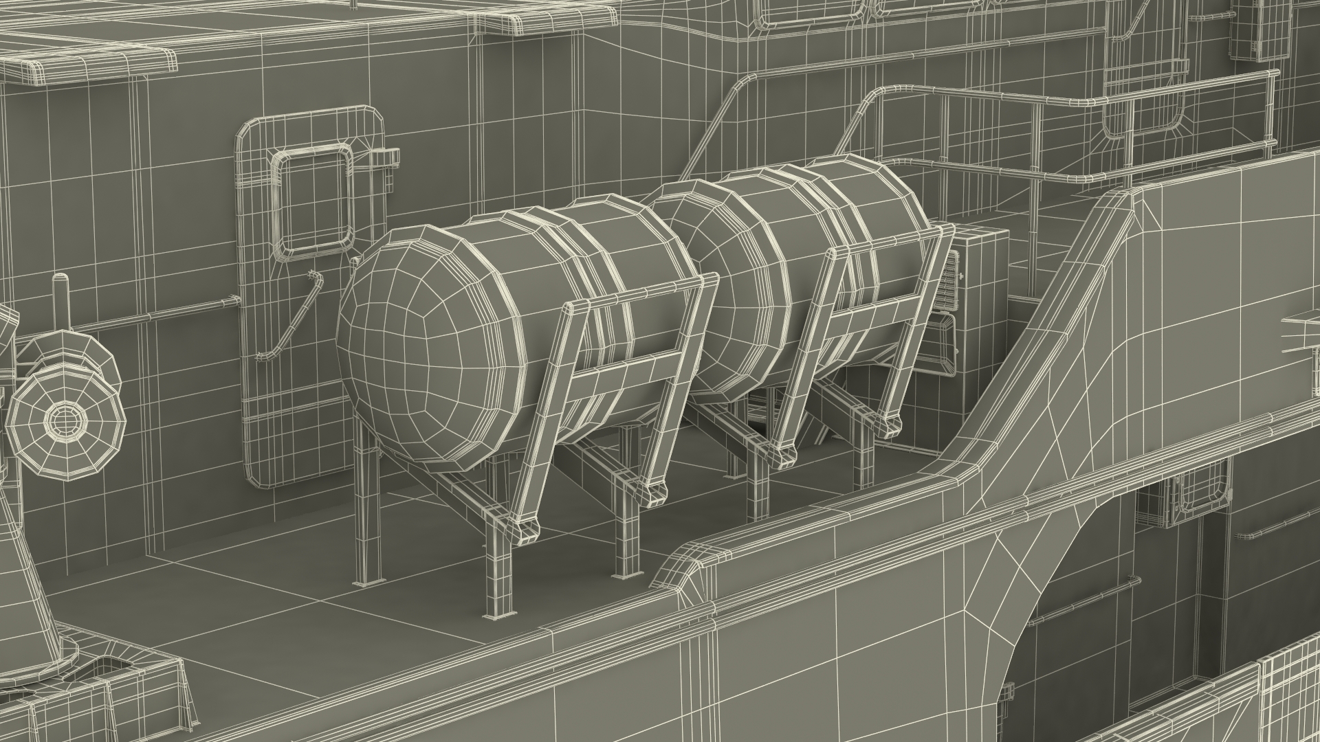 TTS Scarborough CG42 Coast Guard Rigged 3D model