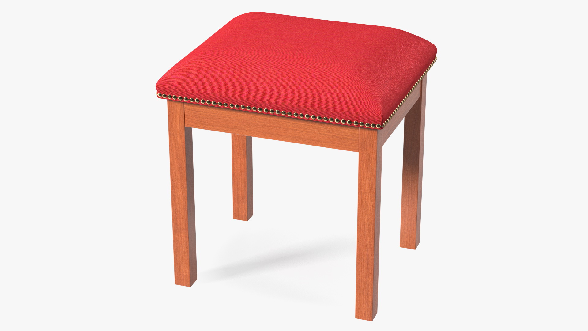 Church Wooden Stool 3D model