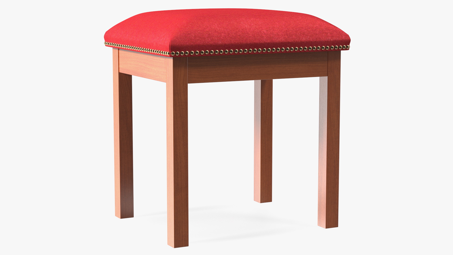 Church Wooden Stool 3D model