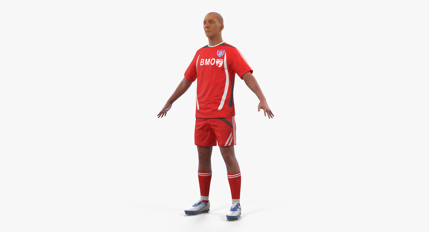 3D model Soccer or Football Player