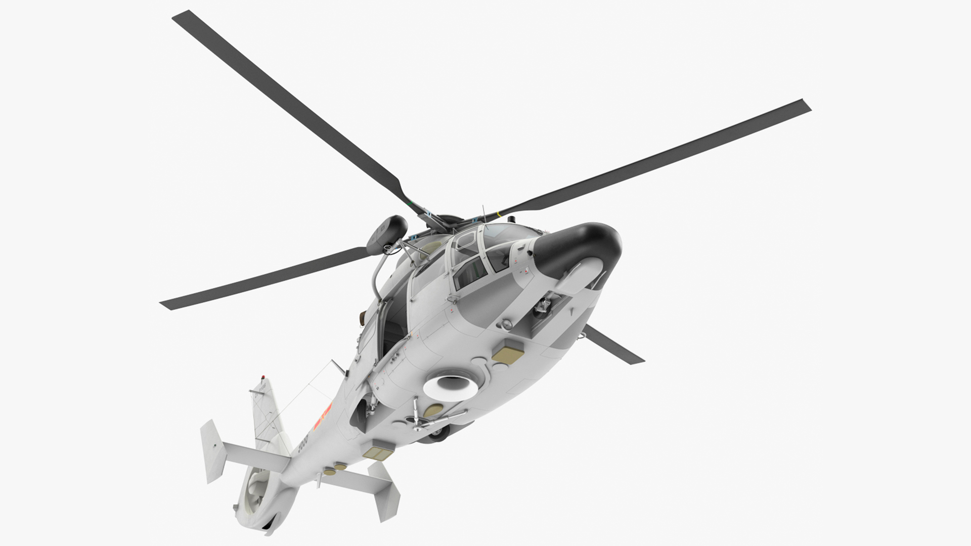 Harbin Z-9 Haitun Rigged 3D model