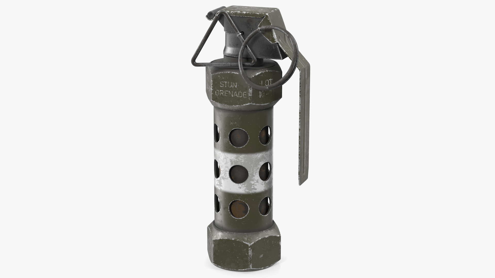 3D model M84 Stun Grenade Old