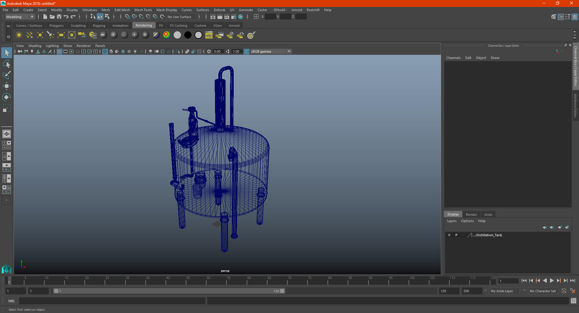 Distillation Tank 3D