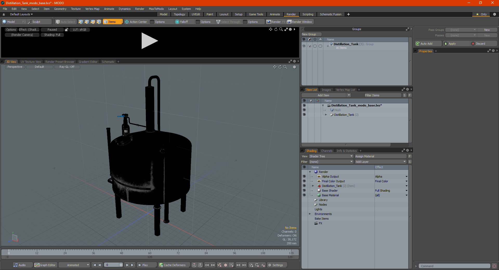 Distillation Tank 3D