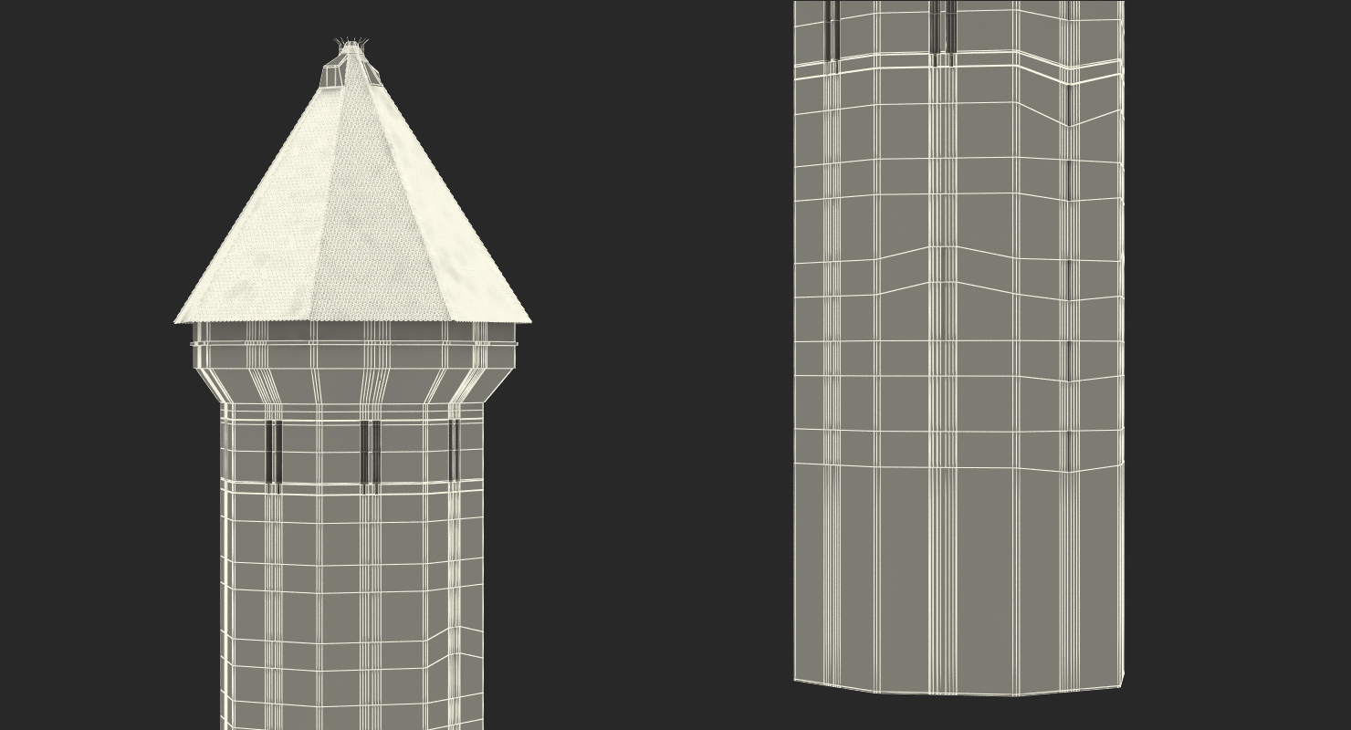 Medieval Tower 3D model