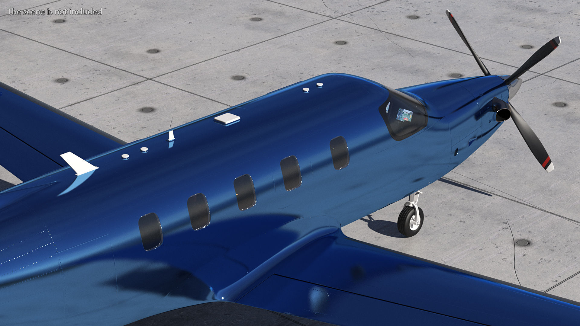 Turboprop Business Aircraft 3D