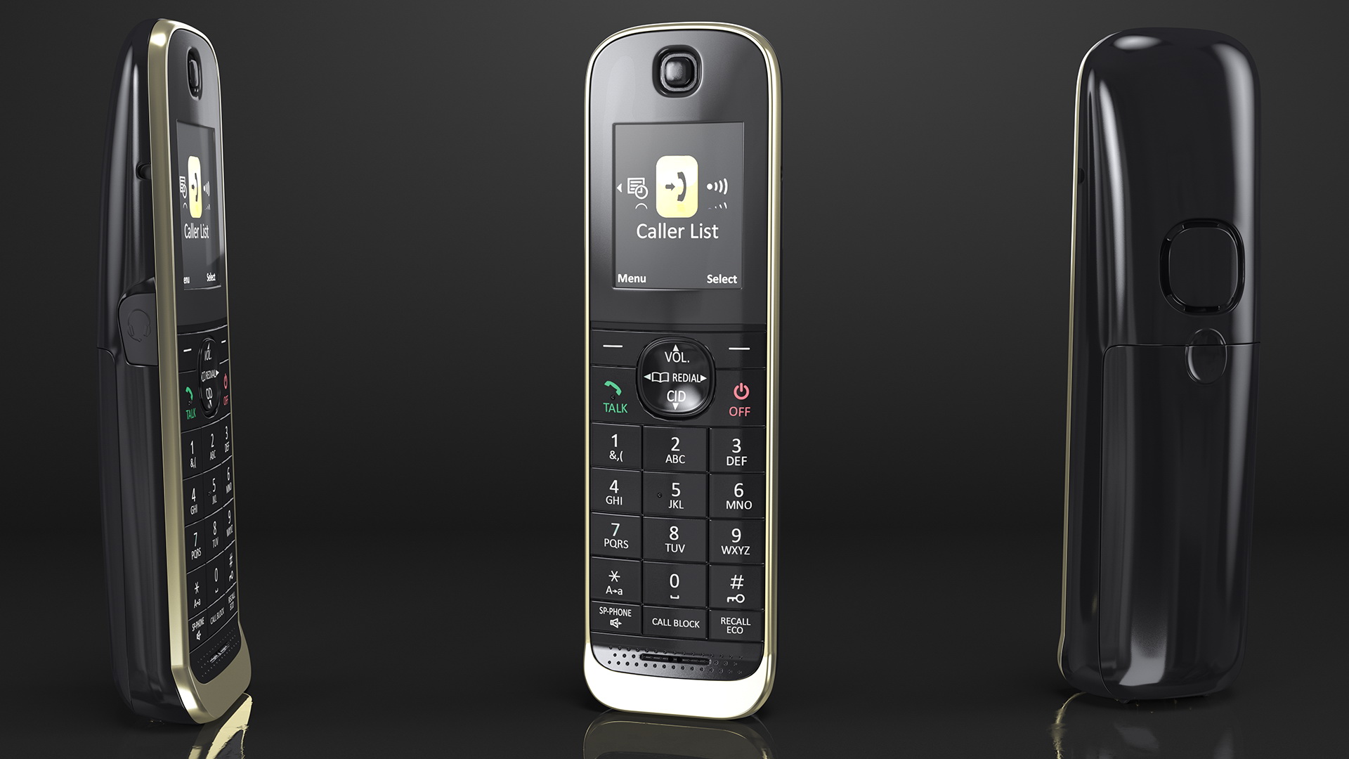 3D Cordless DECT Landline Home Phone model