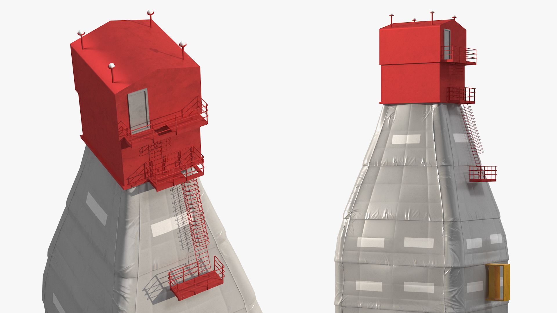 3D Polar Drilling Rig model