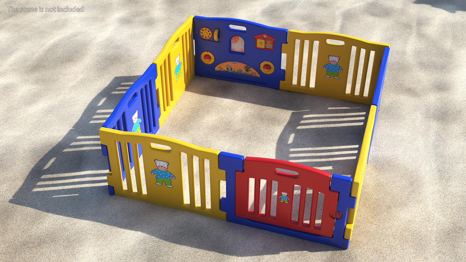 Baby Playpen Square 3D model