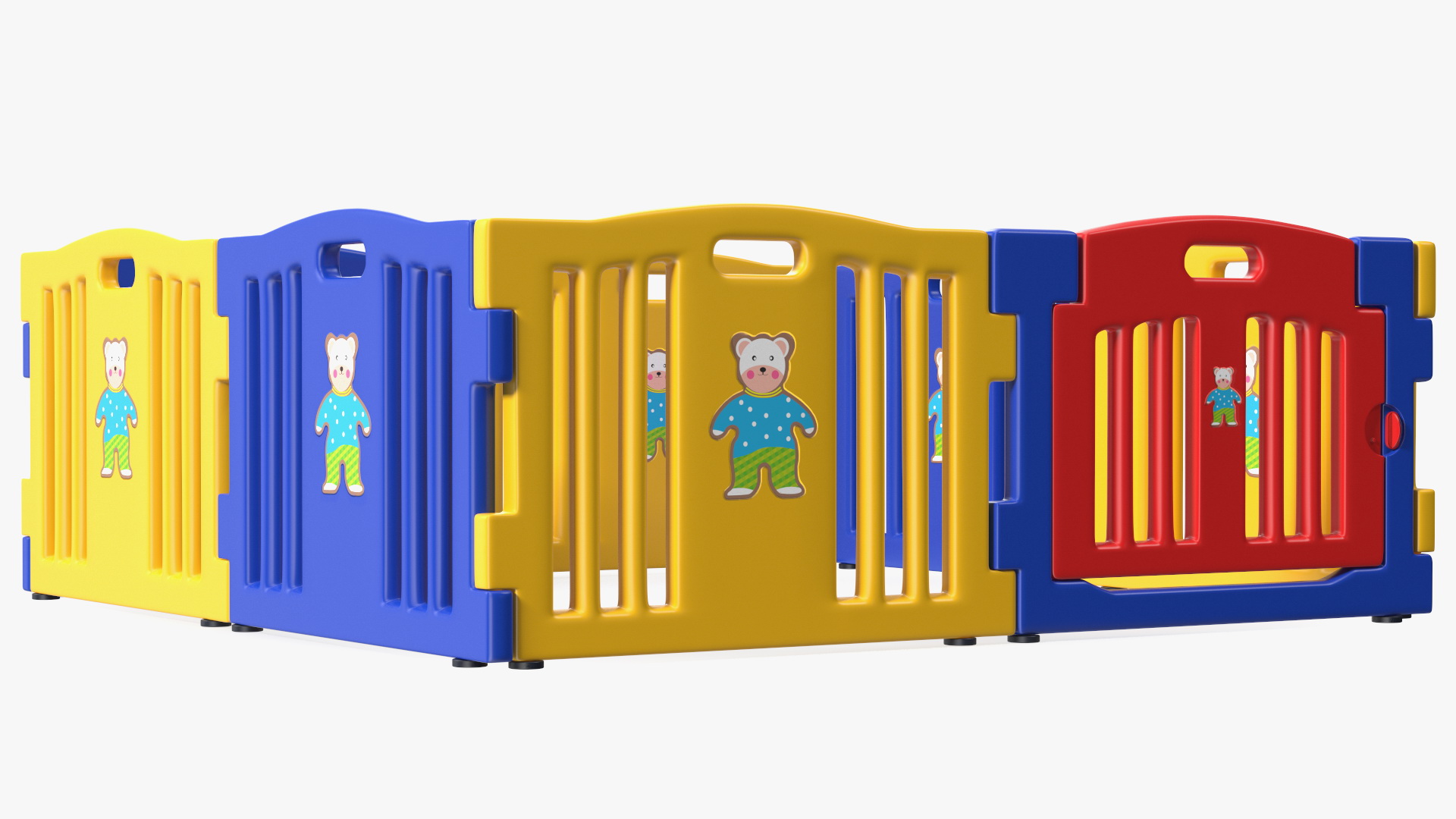 Baby Playpen Square 3D model