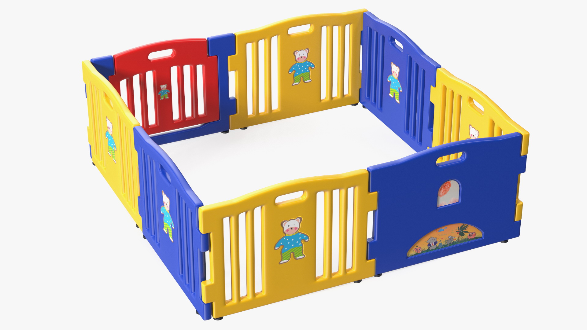 Baby Playpen Square 3D model