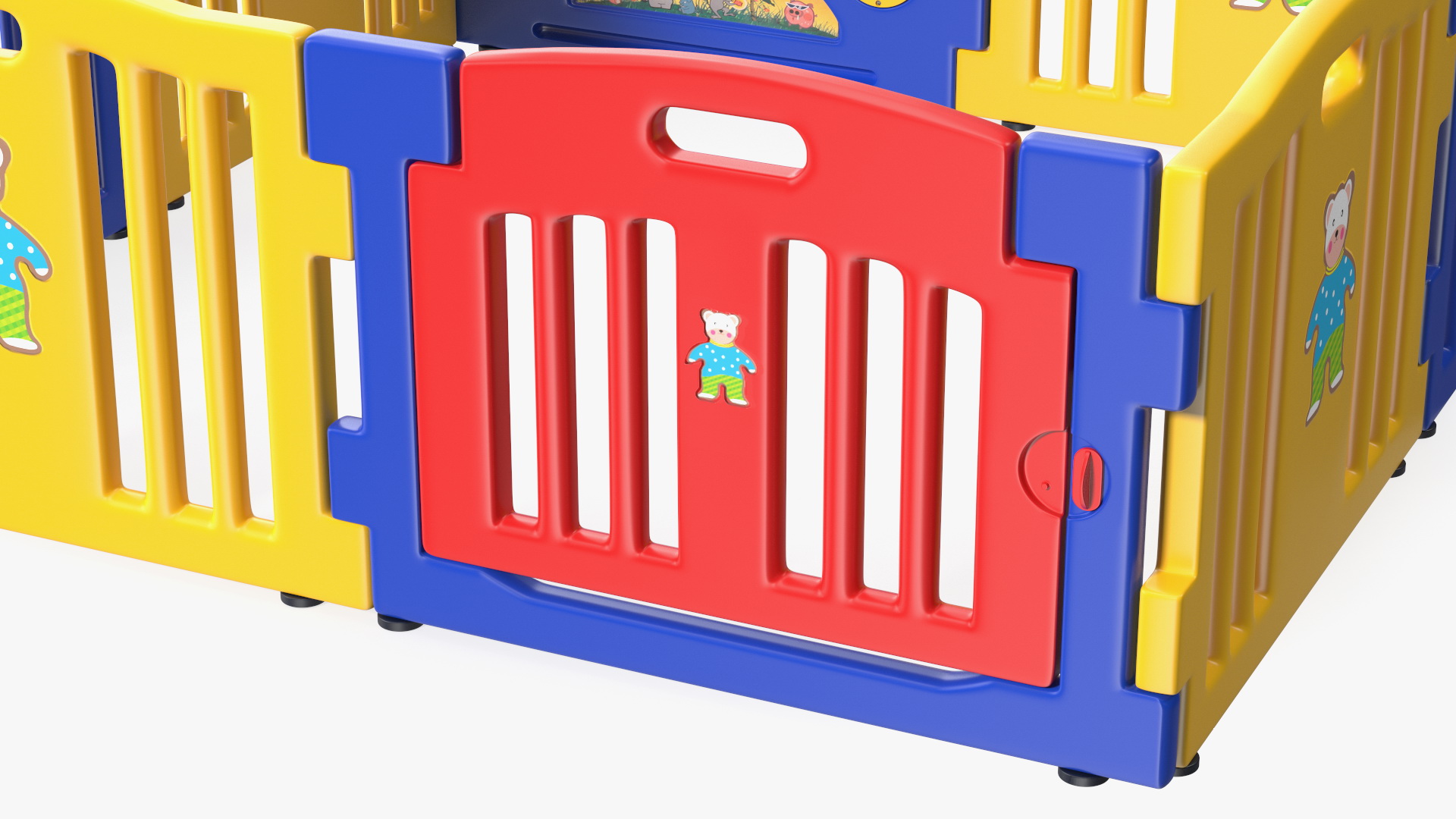 Baby Playpen Square 3D model