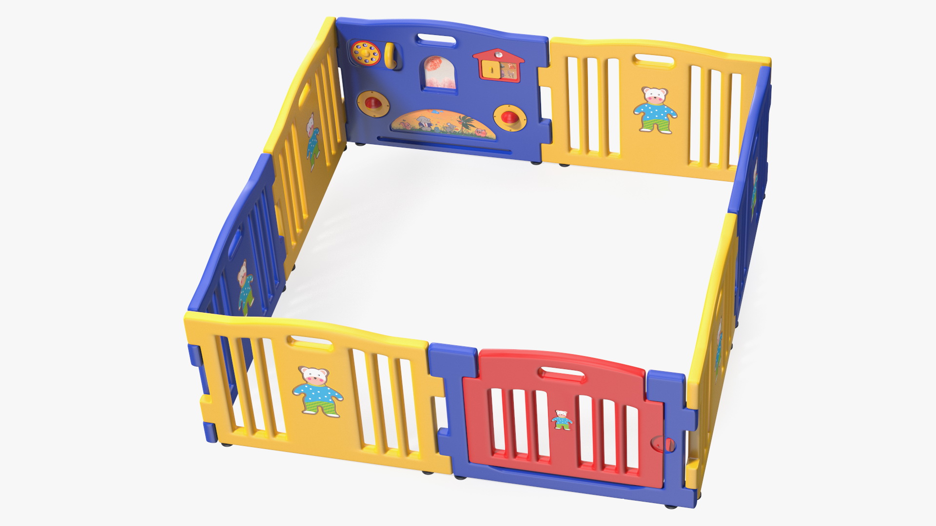 Baby Playpen Square 3D model